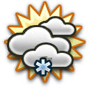 Kleine buien, Regen, Sneeuw, Grotendeels bewolkt