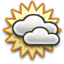 Partly cloudy Light dew