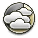 Mostly cloudy Light dew