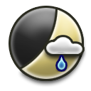 Kleine buien, Regen, Licht bewolkt